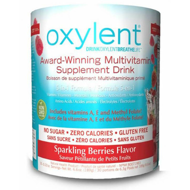 Oxylent Sparkling Berries Canister Powder Oxylent Sparkling Berries Canister Powder