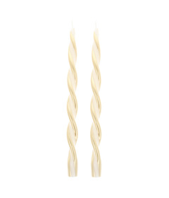 Meri Meri Stripe Twist Candles Gold
