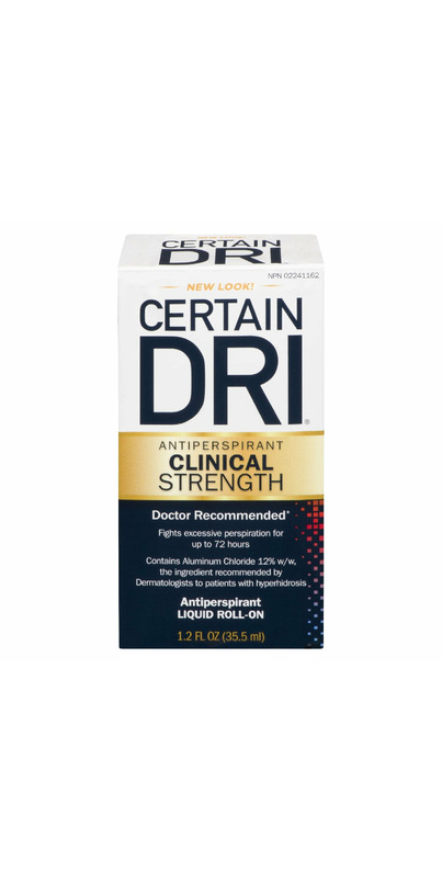Buy CertainDri Clinical Strength Antiperspirant Roll-On at Well.ca ...