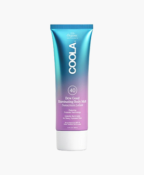 Spend $85 on COOLA products and receive a FREE COOLA Dew Good SPF40 Illuminating Body Melt  ($79 Value).