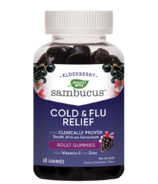 Nature's Way Sambucus Cold & Flu Relief Adultes Gummies