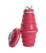 Hydaway Collapsible Water Bottle with Spout Lid Raspberry
