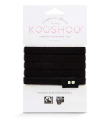 Kooshoo Plastic-Free Hair Ties Black