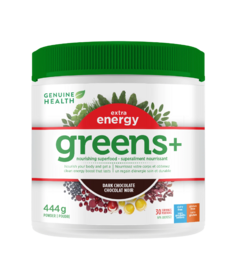 Genuine Health Greens+ Extra Energy Dark Chocolate