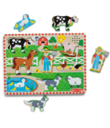 Melissa & Doug Old MacDonald's Farm Sound Puzzle