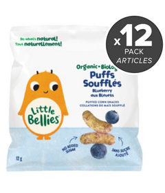 Little Bellies Organic Blueberry Puffs Bundle