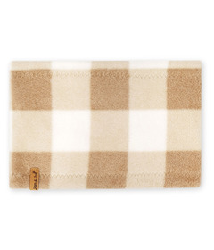 Jan & Jul Fleece Neck Warmer Brown Plaid