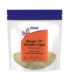 NOW Foods Single 0 Gelatin Caps