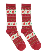Pokoloko Alpaca Socks Holiday Stripe Red 