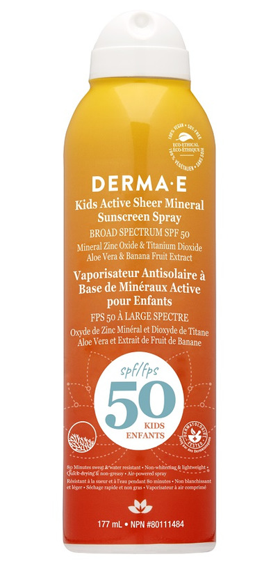 derma e sunscreen spray