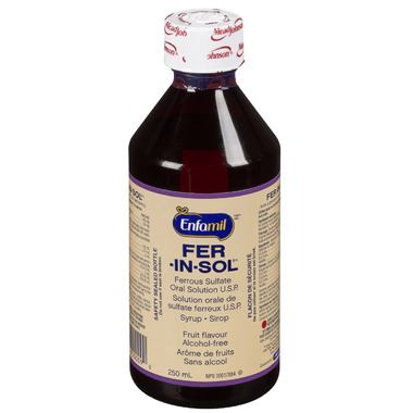 Enfamil Fer-In-Sol Liquid Ferrous Sulfate Oral Solution U.S.P Enfamil Fer-In-Sol Liquid Ferrous Sulfate Oral Solution U.S.P