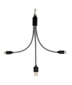 Kikkerland 3-in-1 Cable Keyring