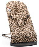 Babybjorn Bouncer Bliss Dark Grey Frame Classic Quilt Cotton Beige Leopard 
