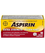 Aspirin 500 mg Extra Strength Tablets Small Bottle