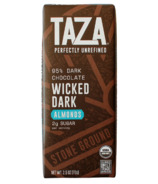 image of Taza Chocolate 95% Wicked Dark with Almonds with sku:293208