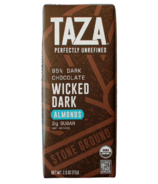 Chocolat Taza 95 % noir méchant avec amandes