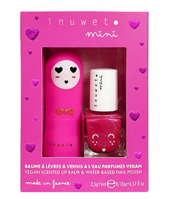 Inuwet Duo Aqua Cherry Lib Balm and Cherry Nail Polish