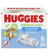 Huggies Natural Care Rafraîchissant Flip-Top Lingettes pour bébé Pack parfumé 