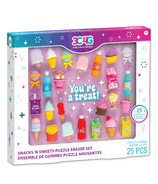 Make it Real Snack n Sweets Puzzle Eraser Set