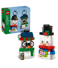 LEGO Snowman Ornaments