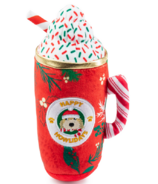 Haute Diggity Dog Plush Dog Toy Howliday Cheer Cup Red