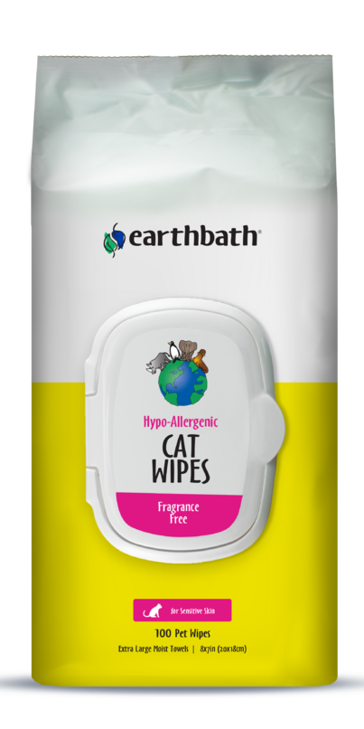 Buy Earthbath Hypo Allergenic Grooming Wipes Fragrance Free for Cats at Well Free Shipping 35 in Canada