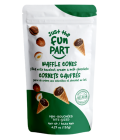 Just the Fun Part Waffle Cones Hazelnut Cream & Milk Chocolate