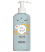 ATTITUDE Baby Natural Shampoo & Body Wash
