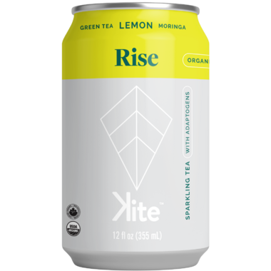 KITE Rise Green Tea Lemon Moringa Sparkling Tea KITE Rise Green Tea Lemon Moringa Sparkling Tea