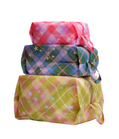 BAGGU 3D Zip Set Star Plaid