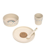 Lassig Happy Rascals Dish Set Smile Sky Blue