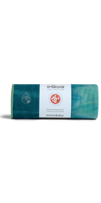 Manduka eQua Yoga Hand Towel - Quick Drying Microfiber, Lightweight, Yoga  Accessories Easy for Travel Midnight