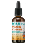 NOW Foods Kids Vitamine D-3 gouttes liquides