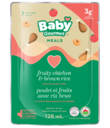 Baby Gourmet Fruity Chicken & Brown Rice Baby Food