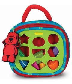 Melissa & Doug K's Kids Take-Along Shape Sorter Baby & Toddler Toy