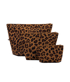 BAGGU Go Pouch Set Leopard