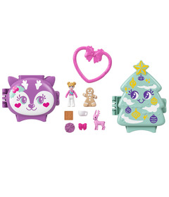 Polly Pocket Holiday Connects Bundle