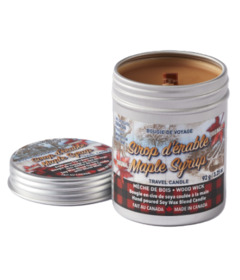 image of Seracon Maple Tall Travel Tin Candle with Wooden Wick with sku:218913