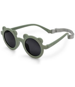 Jan & Jul Bear Sunglasses with Black Lens Crocodile Green