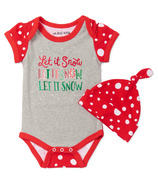 Little Blue House by Hatley Baby Bodysuit The Christmas Type Snow