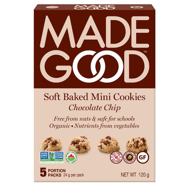 MadeGood Soft Baked Mini Cookies Chocolate Chip MadeGood Soft Baked Mini Cookies Chocolate Chip