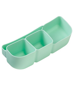 b.box Silicone Bento Buddy Tray for Lunch Box Forest