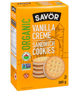 Savor Sandwich Cookies Vanilla Creme Organic