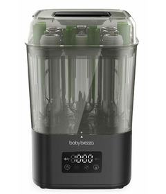 Baby Brezza SuperQuick 10-Minute Bottle Sterilizer+Dryer Black