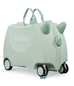 Trunki Glide Ride-On Suitcase Sage Green