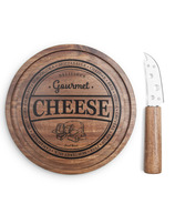 Planche à fromage Final Touch avec ensemble de couteaux