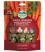 Oxbow Simple Rewards Small Animal Baked Treats Carrot & Dill