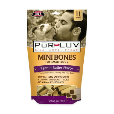 pur luv mini bones peanut butter