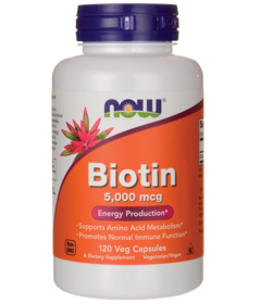 NOW Foods Biotin 5000mcg