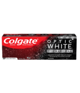 Colgate Optic White Teeth Whitening Charcoal Toothpaste Cool Mint